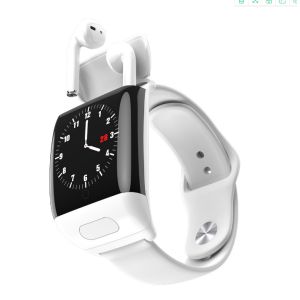 2 In 1 0.5inches TFT Fitness Tracker Smartwatch 150mAh With TWS Earbuds