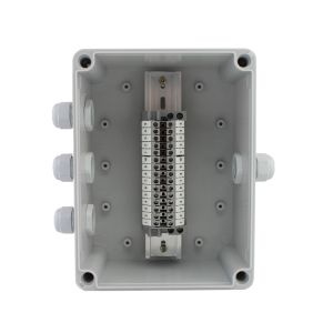 Cable Distribution Junction Box 200*150*100mm Waterproof with Din Rail Terminal