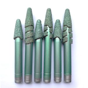 Super diamond rofo carving tools for hard grainte stone engraving tools