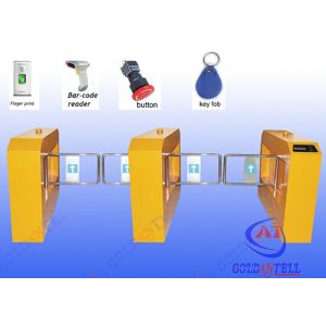 Cheap 50HZ Access Control turnstile security gates With Infrared Rays RS485 Interface for sale