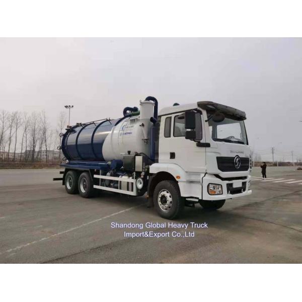 16cbm Shacman Fecal Suction Vehicle Sewage Tanker Truck Sewage Suction Truck