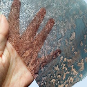 Copper Wire Metallic Mesh Wallpaper For Wall Art / Hanging