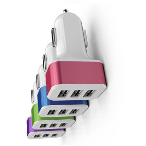 5V4.4A 22W Multi Usb Car Charger Adapter with 3 USB Port Output