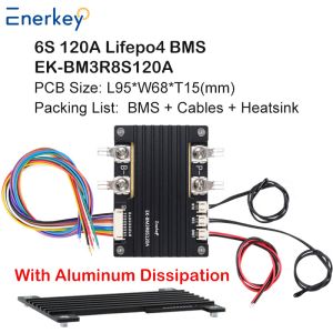 Enerkey BMS 6S 120A Lithium Battery Protection Board Compatible with Li-ion