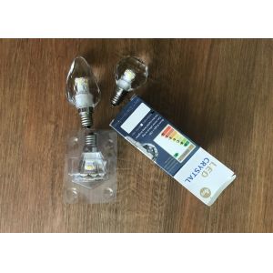 High Lumen Crystal Led Candle 3.3w Low Power Consumption With Blister Packing