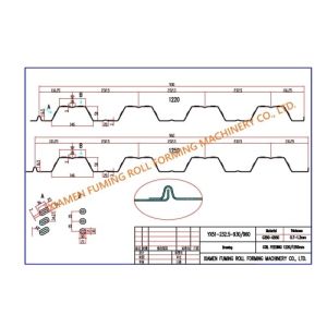 Auto Metal Steel Deck Forming Machine 15KW Powerful PLC Control