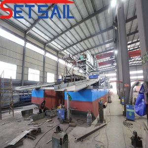 River Diamond Mining Machinery with 11 Kw Power Drum Screen and 0.8 Meter