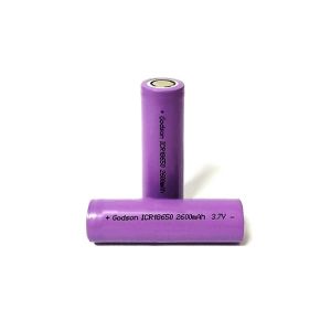2600mAh 3.7V Emergency Light Lithium Battery ICR18650 2000 Times Cycle