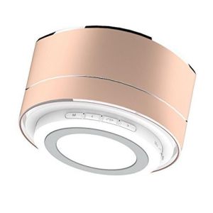 2018 New products A10 mini bluetooth ibastek 3W speaker with colorful LED FM