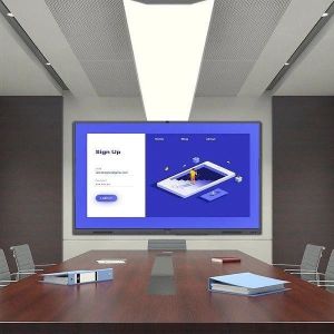 86 Inch 4k Interactive Touch Screen Whiteboard English Teaching Board