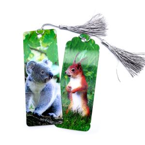 Three-Dimensional Lenticular Bookmark Advanced 3D Hologram Marker