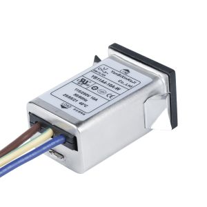 YB-B Series 110V/250V IEC Inlet Filter Plug-in EMI Noise Filter For Home