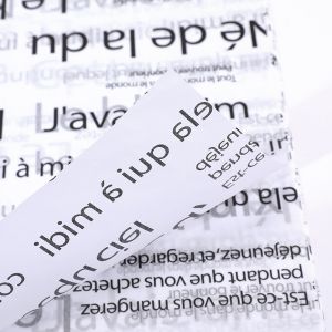 Custom Printed Folding Shipping Mailers Box with Tissue and Raffia Shredded