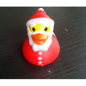 China PVC Floating Personalised Santa Rubber Duck / Snowman Shaped Kids Gift on sale