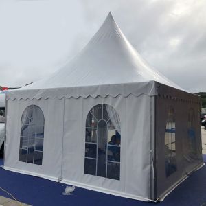 Transparent Pagoda Top High Peak Frame Tent 5x5 Small Canopy Marquee
