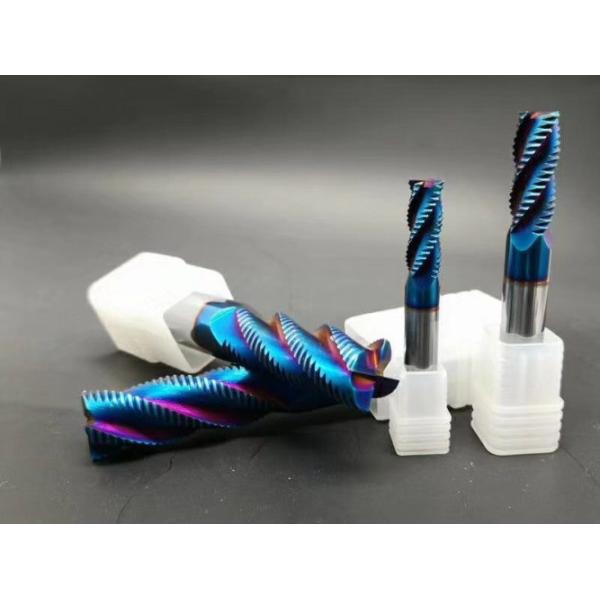 1- 4 Flute Carbide End Mill , HRC 60/65/68 Milling Cutters End Mill For