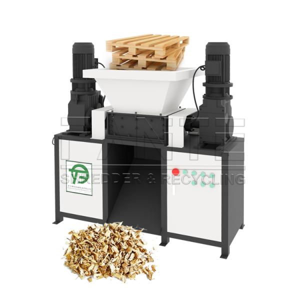 FANTE High Speed Mini Dual Shaft Shredder for Wooden Frames Doors Waste Blocks