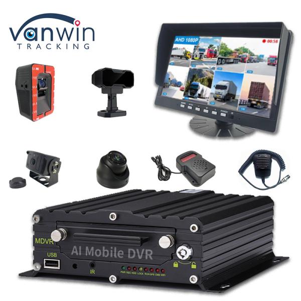ADAS DMS BSD AI Vehicle Fleet Cam Car With 8CH WiFi GPS 4G Live View Mobile DVR