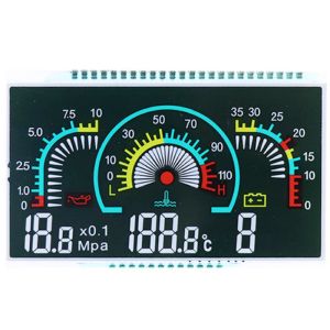 Custom Segment LCD Display For Forklift Gauge Cluster Number Display, Monochrome