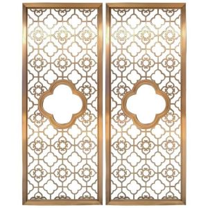Decorative Partition Indoor Hotel Metal Privacy Screens