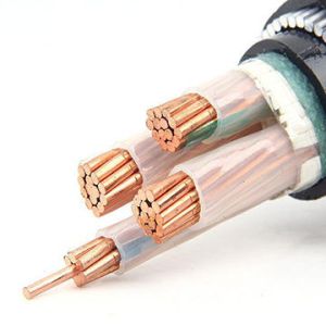 Cheap 4c XLPE Insulated Armoured Power Cable, PVC Sheath （AL/CU/PVC/XLPE/STA/NYBY/N2XBY）Nominal Section：4*1.5~4*400mm² for sale