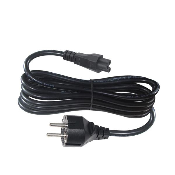 Quality 1.8M VDE CEE 77 EU To C5 Cloverleaf Power Cable PC Laptop Power Cord wholesale