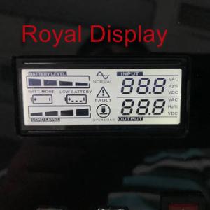 Cheap Monochrome Segment 6 Digits Custom Fuel Dispenser LCD Display for sale