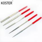 Round File 10PCS Mini Diamond Needle File with Tooth Pattern Bidentate Pattern