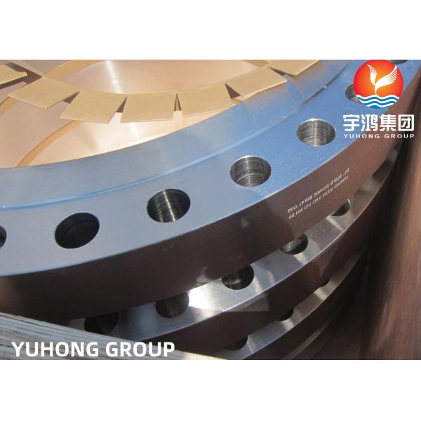 ASTM A182 F51 F53 F55 Super Duplex Steel Forged Weld Neck RF Flange For Water