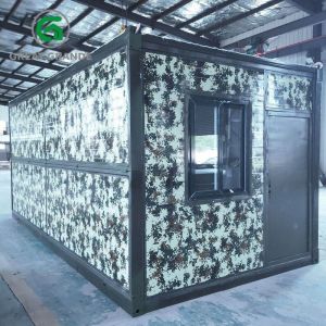 Cheap Fireproof Prefabricated Shipping Container Site Office Shed With Toilet for sale