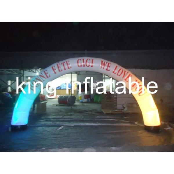 Digital printing Led light with Oxford fabric material inflatable advertising