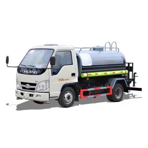 China 2000L FOTON FORLAND Water Bowser Water Tank Truck With 47hp Diesel Engine on sale
