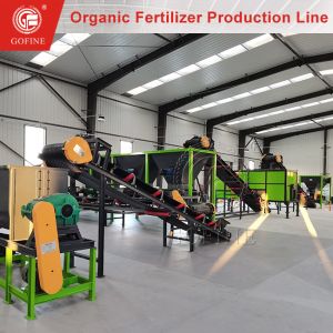 China 1-2T/H Organic Fertilizer Production Line With For Environmental Protection CE Certification on sale