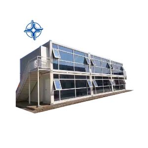 China Export Prefabricated Flat Pack Container House With  Sandwich Panel on sale