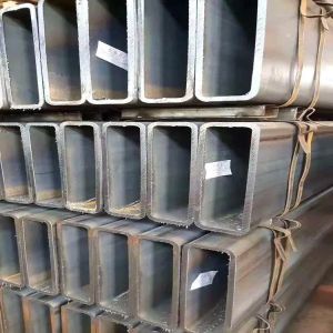 Carbon Steel Galvanized Rectangular Non Oiled Hollow Steel Tubing 12m