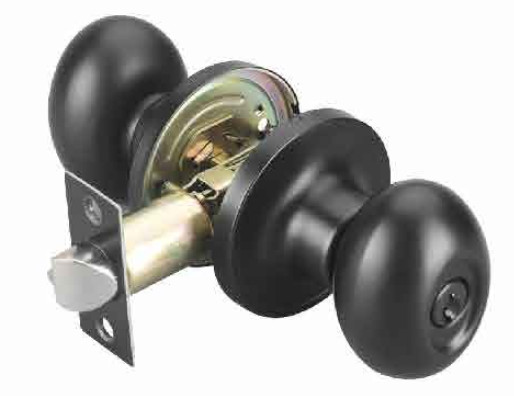 Quality Knob Door Lock Secure Your Space with Tubular Knob Lock Featuring Changeable Square Corner Faceplate 1"x2-1/4" 25x57mm and Yale Keyway wholesale
