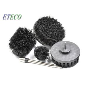 Effortless Drill Bit Scrubber , Brush Head For Drill Extension Shaft Available