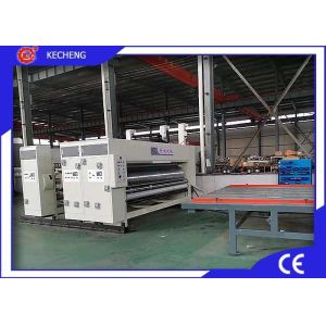 2 Color Flexo Printer Slotter Machine Chain Feeding