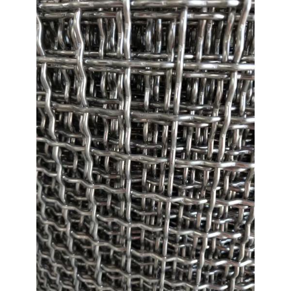 Stainless Steel Crimped Wire Mesh Barbecue Grill / Mine Screen 1-10mm Wire Gauge