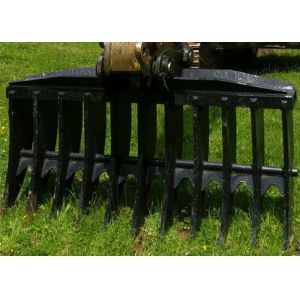 Q460 Mini Excavator Brush Rake For Digging Mud