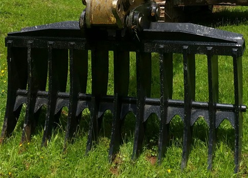 Quality Q460 Mini Excavator Brush Rake For Digging Mud wholesale