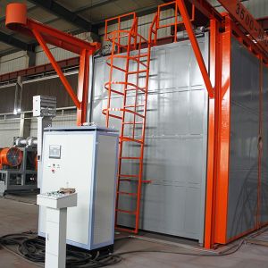 Automatic Plastic Molding Machine A roller coating machine heated by a burner