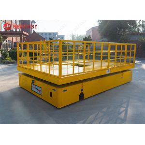 80T Load Steerable Transfer Trolley With Warning Alarm