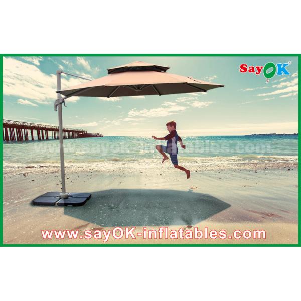 Camping Canopy Tent Custom Print 300cm Banana Hanging Sun Beach Umbrella For Outdoor Garden