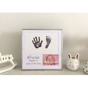 Unique Customized Baby Hand And Footprint Photo Frame For Full Moon Gifts