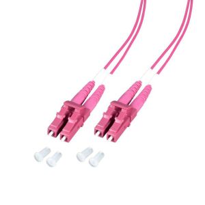 FTTH Purple Ericaviolet Color OM4 Fiber Cable Multimode DX Duplex Optical