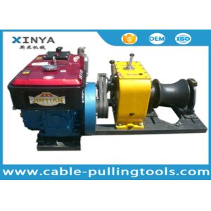 Heavy Load 80KN Cable Winch Puller For Overhead Line Transmission
