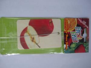 Custom design with logo hanging air freshener,can die cut to any shape as request