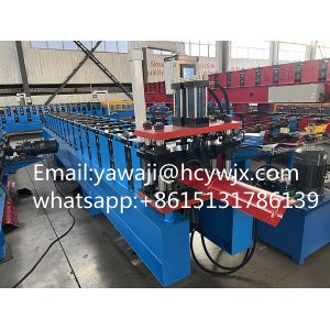 3 Phase 400mm Color Steel Sheet Cap Forming Machine / Roll Form Equipment