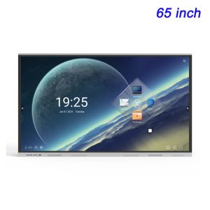 Cheap Inch Uhd 4K Interact Whiteboard Android Window Dual System Smart Board Interactive Flat Panel For Classroom Education for sale